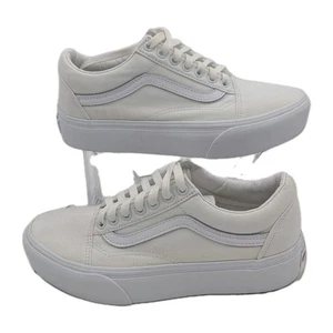 Vans Old Skool White Y2K Canvas Skate Shoes Men’s 7 / Women’s 8.5 Low Top - Picture 1 of 10