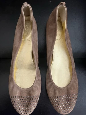 J. Zapatos planos de ballet de gamuza Crew para mujer talla 8,5  Foto 1 de 4