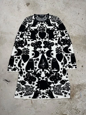 Alexander McQueen Unicorn & Floral Embroidered Wool Dress M - Image 1 of 4