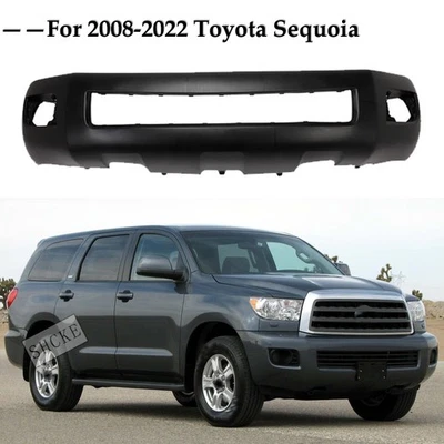 Primed Front Bumper Cover For 2008-2022 Toyota Sequoia 4-Door Foto 1 de 4