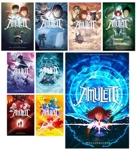 Amuleto Libro 1-9 Set | Editorial Adrian | Kazu Kibuishi | Nuevo - Imagen 1 de 10