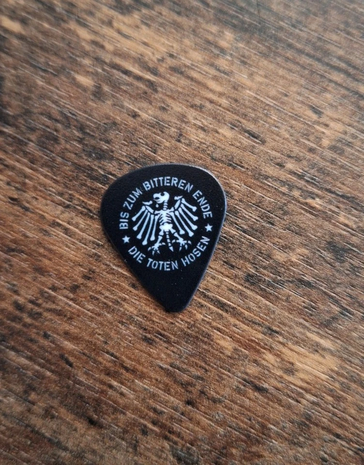 Die Toten Hosen Plektrum Gitarre Kutte Patch Die Ärzte Bass Guitar Pick - Bild 1 von 1