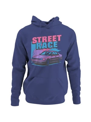 Sudadera con capucha para hombre Vibrant Street Race Car Design Foto 1 de 3