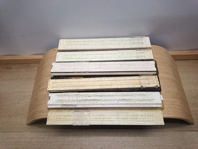 Vintage Slide Rule LOT  A.W. Faber Castell x6 Collectors  - Image 1 of 4
