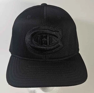 Adidas NHL Montreal Canadiens Black Linear Snapback Hat One Size HW Collection - Bild 1 von 4