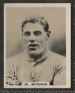 PINNACE FOOTBALL-PINNACE BACK-#1285- (NO TEAM NAME) - HIBS - H. RITCHIE - Picture 1 of 2