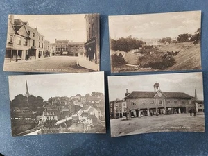 1920s Postcards TETBURY Gloucestershire Talbot Hotel, Ox Hill, Market House - Picture 1 of 2