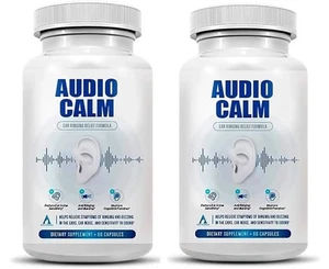 30 CAPS x 2 Audio Calm Tinnitus Relief Supplement Stop Ohr Klingeln Hörverlust - Bild 1 von 5