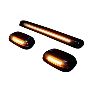 Recon Smoked Lens Amber OLED Bar-Style Cab Lights For 2007.5-2014 Chevrolet GMC - Picture 1 of 17