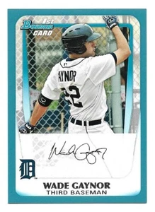 Wade Gaynor 2011 Bowman Prospect BLU #BP70 #/500 Detroit Tigers - Foto 1 di 2