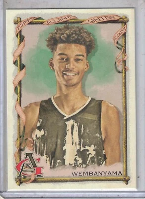 2023 TOPPS ALLEN & Ginter baseball Victor Wembanyama rookie card #271 SPURS - Image 1 of 2
