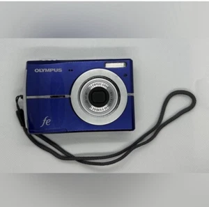For Parts only Olympus fe 45 10 MP Digital Point and Shoot Camera Blue - Picture 1 of 4