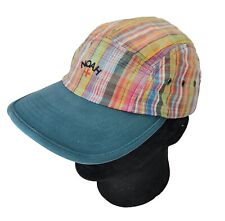 Noah NY Hat Plaid 5 Pannel Hat Buckle Strapback Authentic