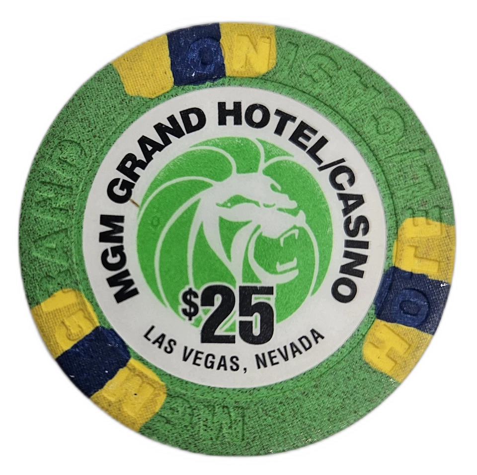 MGM Grand Casino Las Vegas Nevada $25 Chip 1996 - Image 1 of 1