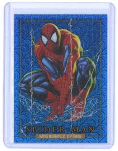 2024 SPIDER-MAN UPPER DECK MARVEL '92 MASTERPIECES PLATINUM #87 BLUE TRAXX!! - Picture 1 of 1