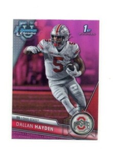 2023 Bowman Chrome University Football Pink Refractors - Complete Your Set