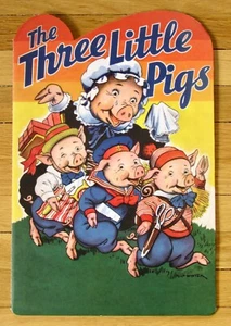 THE THREE LITTLE PIGS antique reproduction Green Tiger Press 2008 L1 - Imagen 1 de 1