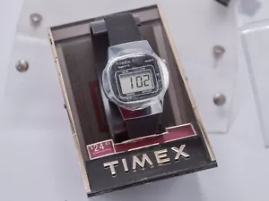 NOS But *READ* 1980 - Timex Marathon 36mm Men's LCD Digital Watch - Picture 1 of 13