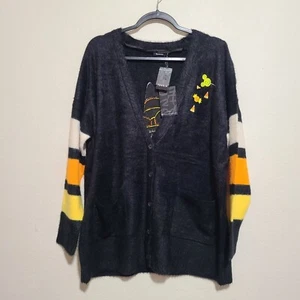 Torrid Disney Minnie Mouse Halloween Candy Corn Striped Cardigan Plus Size 4X - Picture 1 of 8