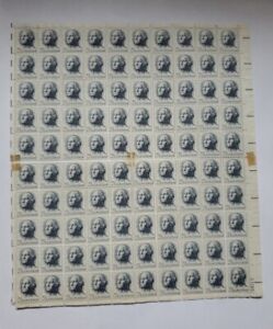 1962 Blue George Washington 5 Cent Stamps 2 Sheets Of 50 For 100 Total 