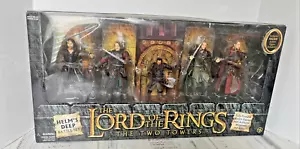 Herr der Ringe Zwei Türme Helm's Deep Battle Set 5 Actionfiguren Set Toy Biz - Bild 1 von 7
