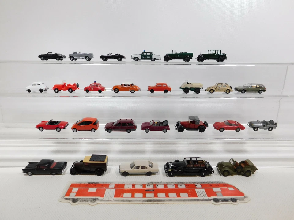 H0 1:87 26x Models MB+ VW Golf etc (Busch, wiking, Rietze etc) Defects / Good # - Image 1 of 4