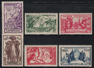 CAMEROUN - N°153 A 158 - COTE 15€ - CHARNIERE. - Picture 1 of 1