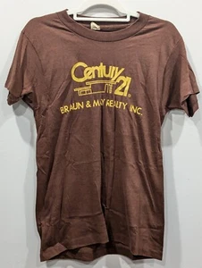Mens Small Fit Vintage Early 80s Century 21 Braun & May Screen Stars T-shirt - Picture 1 of 4