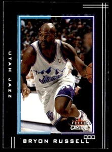 2001-02 Fleer Genuine Bryon Russell Utah Jazz #109 - Picture 1 of 2