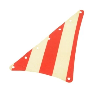 1 X Lego Fabric Sail B-Ware Damaged 14X22 Red White Striped Ship Sailbb23 - Picture 1 of 1