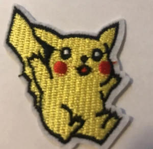 Bestickter Pikachu Pokémon Aufnäher NEU - Bild 1 von 2