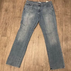 Levis 505 Straight Leg Womens SIze 16L/C Medium Wash Denim Jeans - Picture 1 of 8
