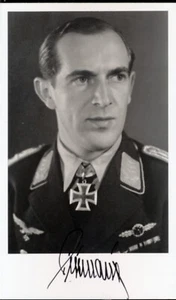 Herbert Wittmann signed photo. Oakleaves winner. - Picture 1 of 1
