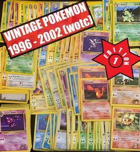 1st Edition ~ Old Pokemon Cards ~ 100% Vintage Pack - WOTC ONLY - Picture 1 of 1