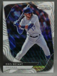 2020 Panini Prizm White Wave Kris Bryant Baseball Card #9