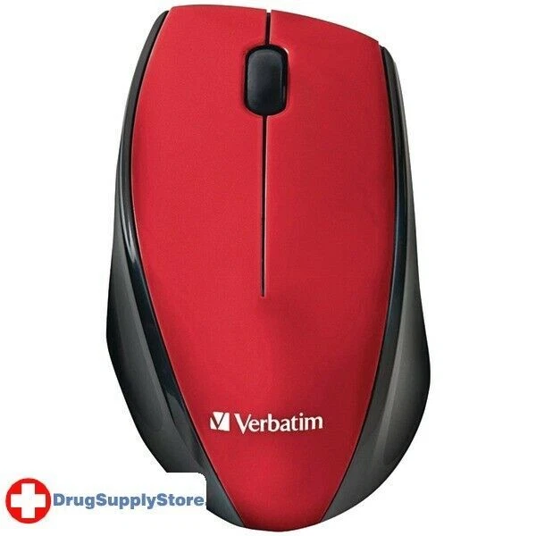 PE Wireless Multi-Trac Blue LED Optical Mouse (Red) - Image 1 of 1