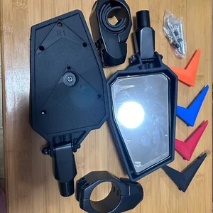 UTV ATV Side Foldable Adjustable Mirrors For 1.75" Polaris RZR S 800 900 XP 1000 - Picture 1 of 3