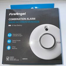 FireAngel SCB10-R Combination Smoke and CO Alarm-10yr Sealed Battery-Fixings-New