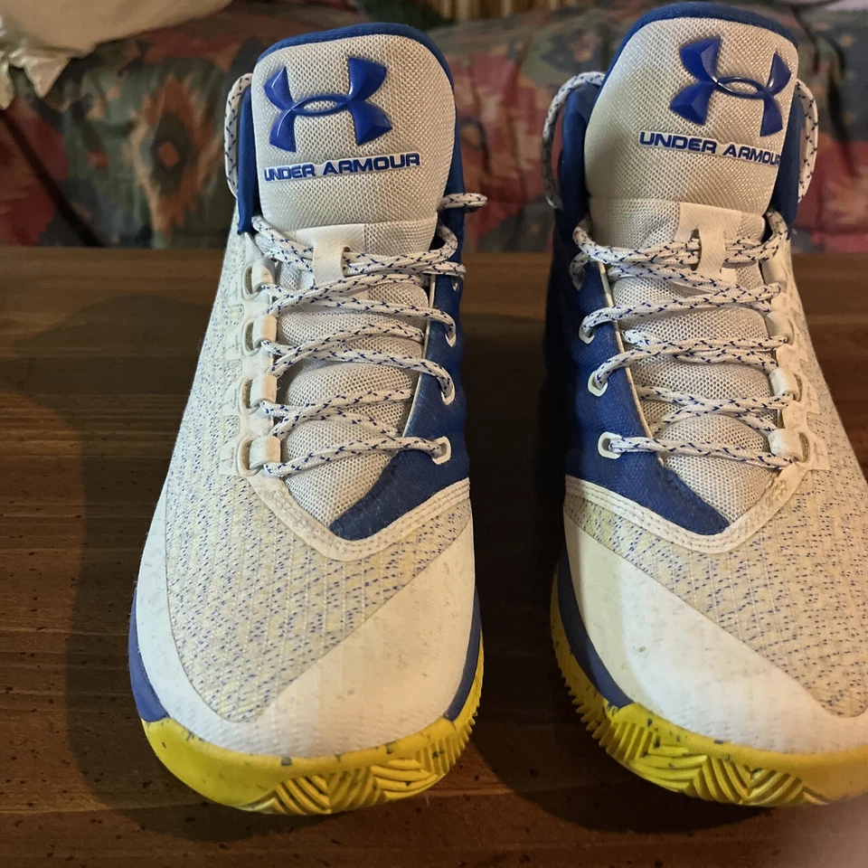 Sapatos masculinos Under Armour Curry 3 12 Dub Nation Home - Imagem 1 de 4