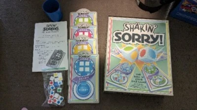 Vintage SHAKIN' SORRY dice game - COMPLETE - Parker Brothers 1992  - Image 1 of 4