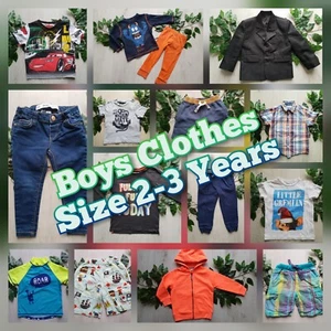 Boys Clothes Make Build Your Own Bundle Job Lot Size 2-3 years Shorts Jean Tops - Picture 1 of 27