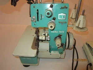 JUKI REX Baby Lock EA-605 Serger Overlocker- Working, W/Instructions & Light - Picture 1 of 9