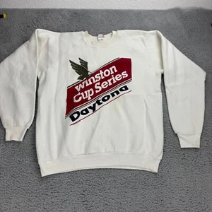 Vintage Daytona Winston Cup Series Mens White Sweatshirt Size XL - Picture 1 of 15