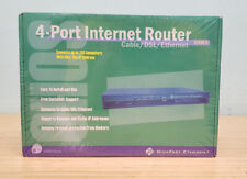 Gigafast Ethernet EE400-R 4-Port Internet Router Cable/DSL/Ethernet (NEW) #X620