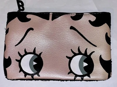 Bolsa de Maquillaje Betty Boop X Ipsy Cremallera y Metal “B” Tirar Novedad 7.5”x 5”NUEVO SIN ETIQUETAS Foto 1 de 4