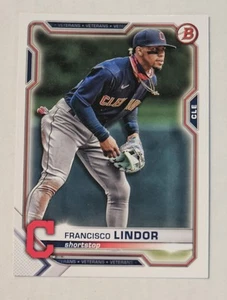 FRANCISCO LINDOR 2021 Bowman #30 Guardians All-Star - Picture 1 of 3
