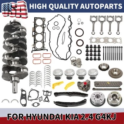 Kit de cojinete de varillas del cigüeñal del motor para Hyundai Sonata Kia Forte Optima 2,4 L DOHC Foto 1 de 4