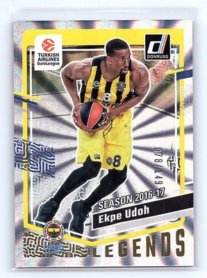 Ekpe Udoh 2023-24 Donruss EuroLeague #185 Holo Laser #/149 - Image 1 of 2