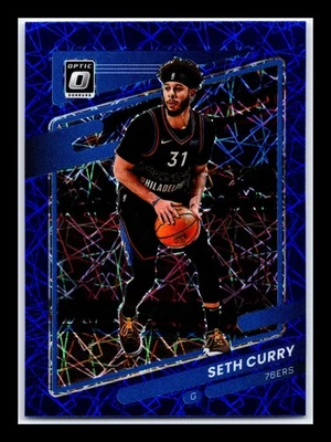 2021-22 Donruss Optic #91 Seth Curry Blue Velocity - Image 1 of 2