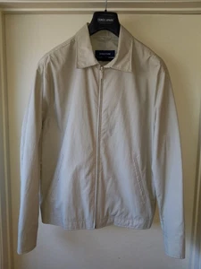 STRUCTURE Men's GRAY IVORY Softshell FULL-ZIP Pockets CASUAL JACKET  XL - Picture 1 of 6